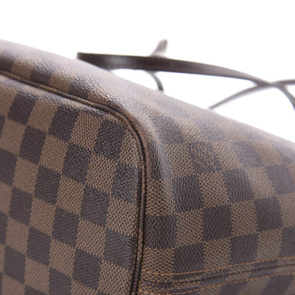 Louis Vuitton Damier Ebene Neo Neverfull MM Rose Ballerine 14 of 15