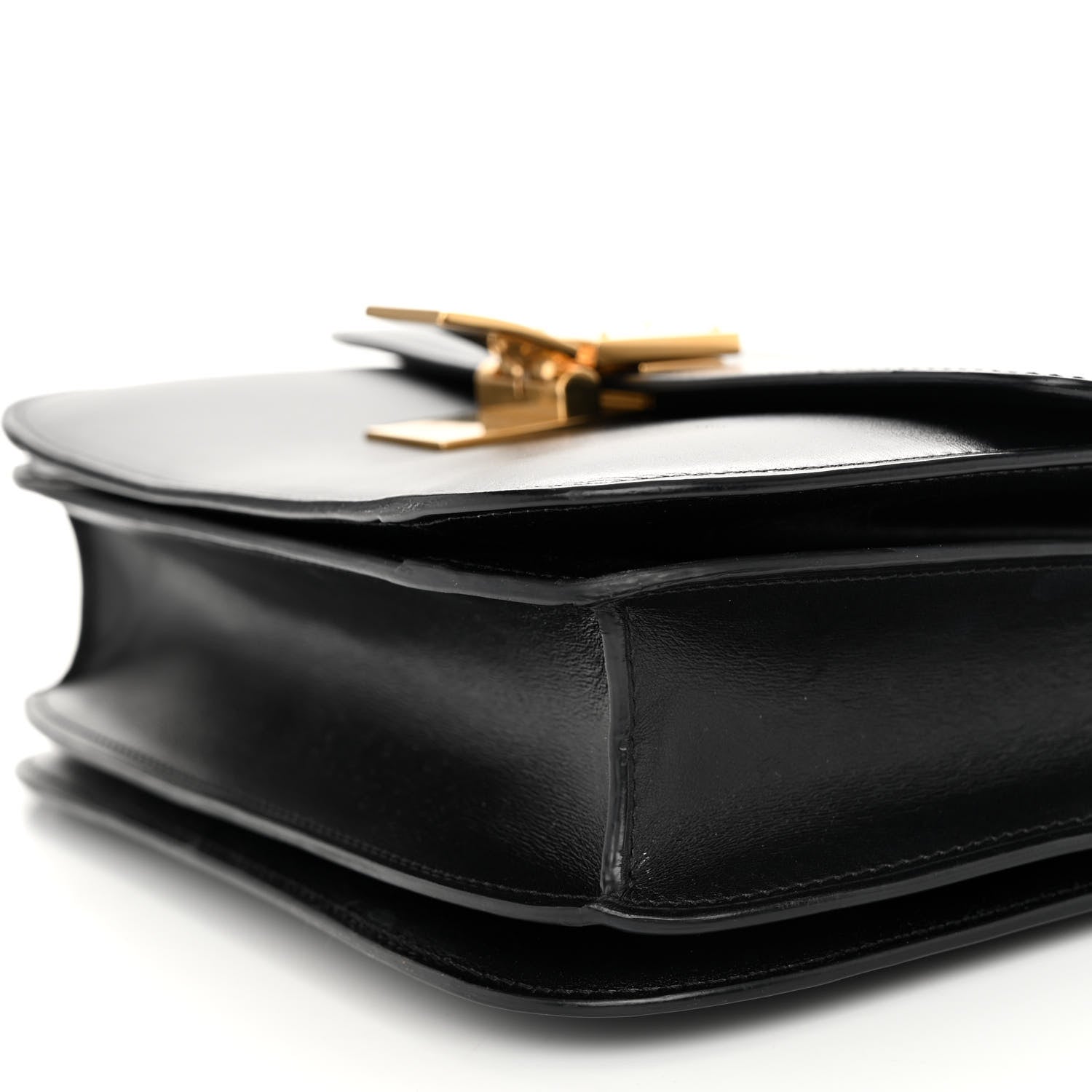 Celine Box Calfskin Medium Classic Box Flap Bag Black 10 of 12