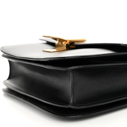 Celine Box Calfskin Medium Classic Box Flap Bag Black 10 of 12