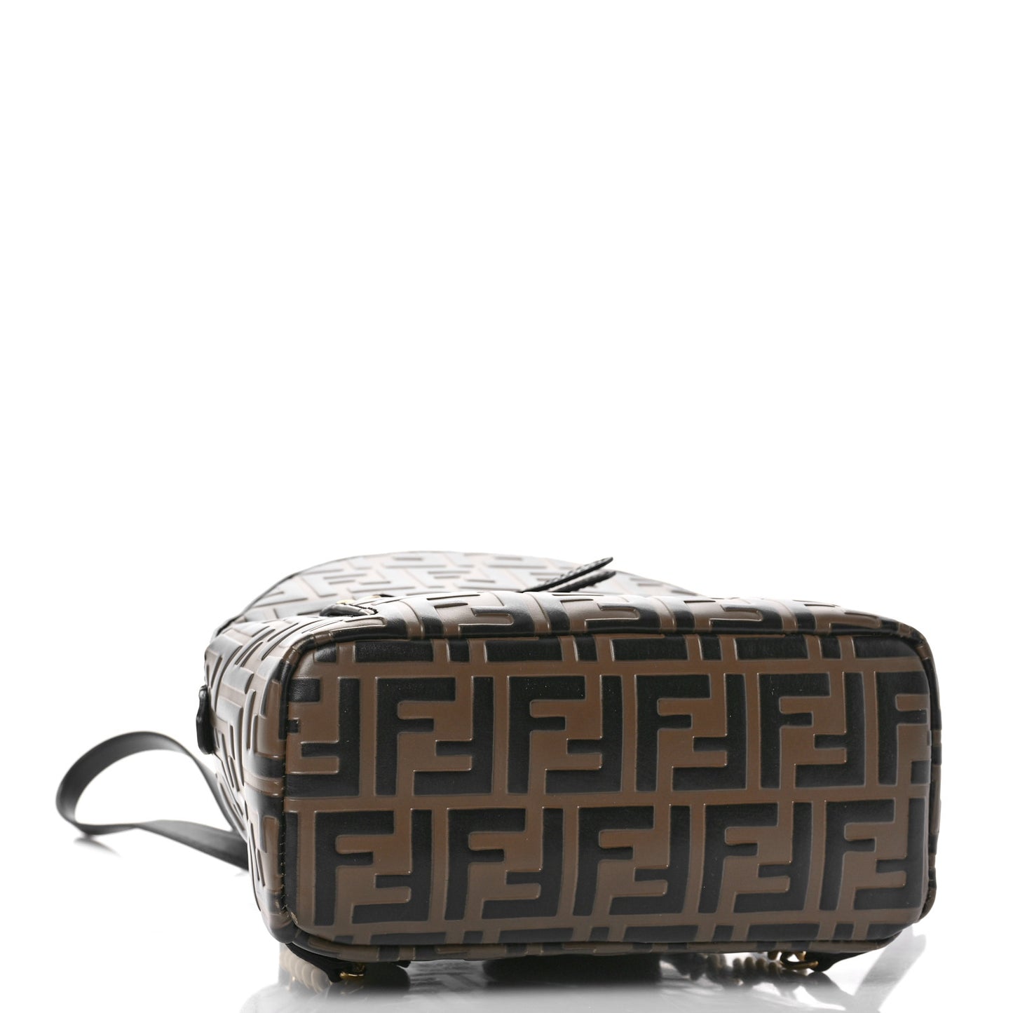 Vitello Bi-Color FF 1974 Embossed Mini Backpack Maya Black