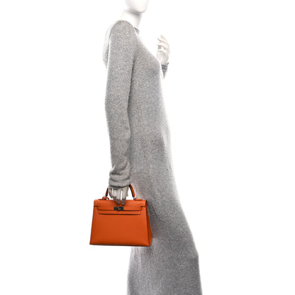 Hermes Epsom Kelly Sellier 25 Abricot 2 of 10