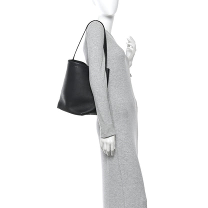 The Row Grained Calfskin Medium N/S Park Tote Black 2 of 11