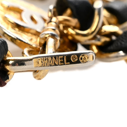 Chanel Lambskin Chain CC Medallion Belt Black Gold 4 of 5