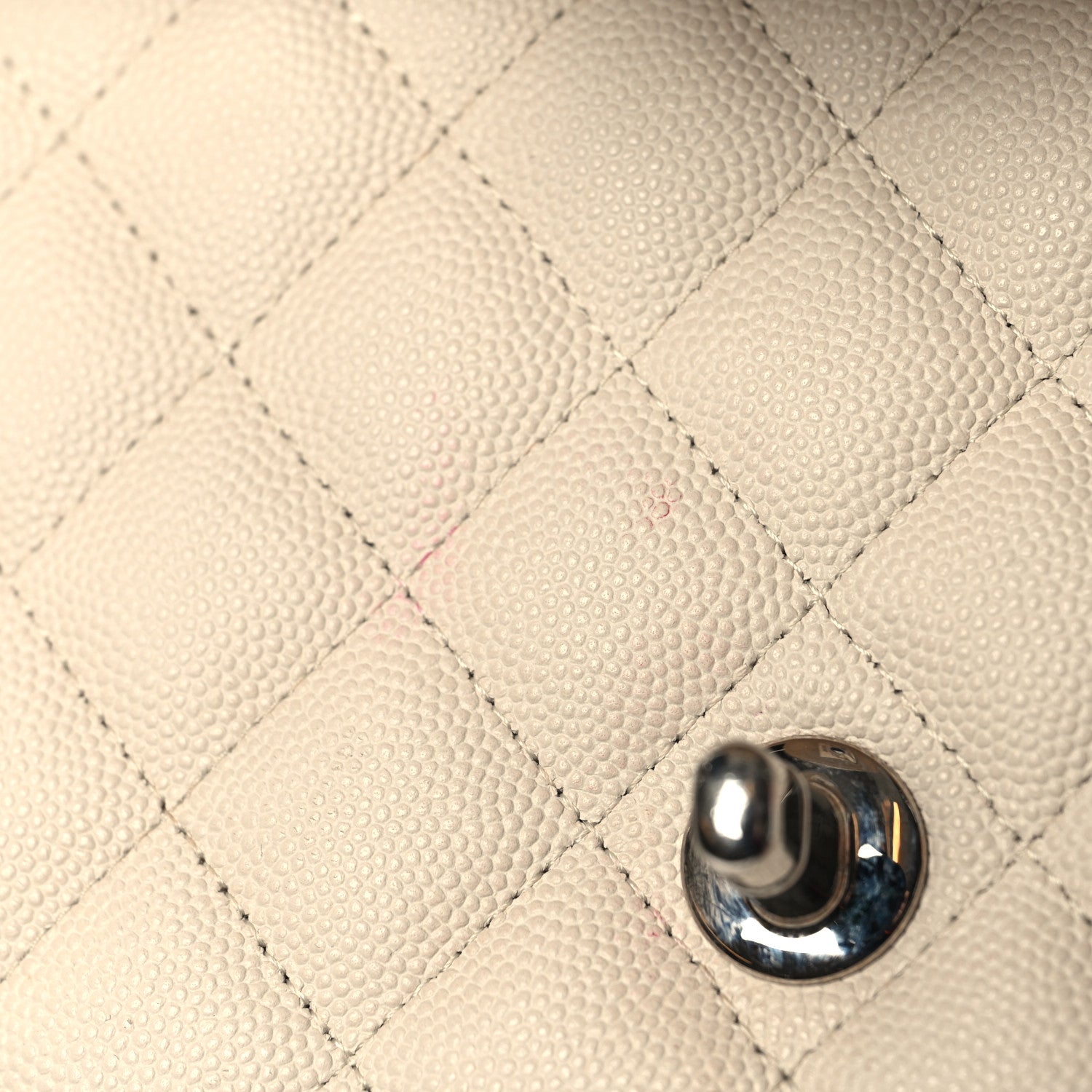 Chanel Caviar Quilted Mini Rectangular Flap Light Beige 12 of 12