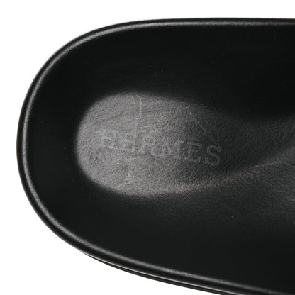 Hermes Calfskin Womens Chypre Sandals 36 Black 9 of 13
