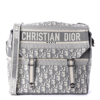 Christian Dior Oblique Medium Diorcamp Messenger Grey 1 of 11