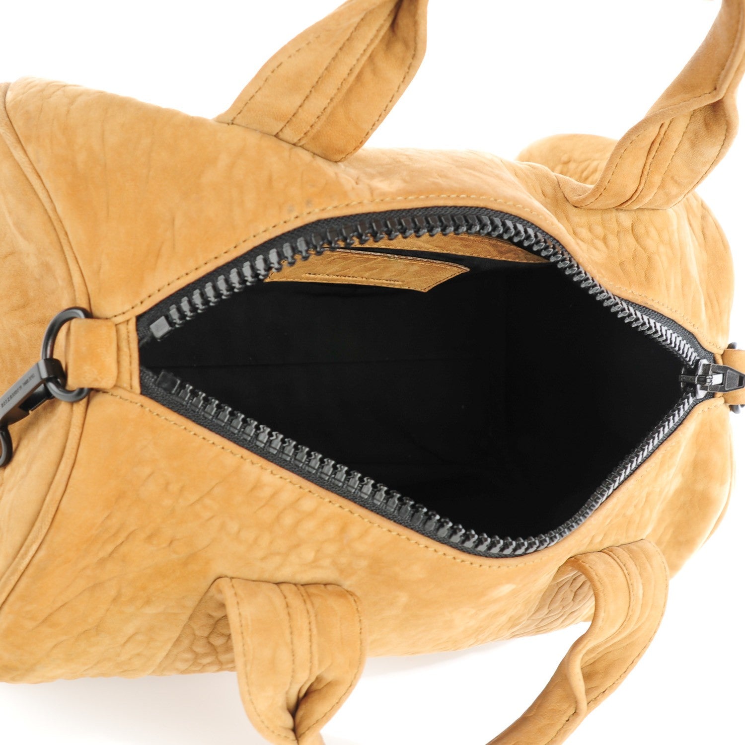 Alexander Wang Suede Rocco Mustard Matte Black Hardware 5 of 8