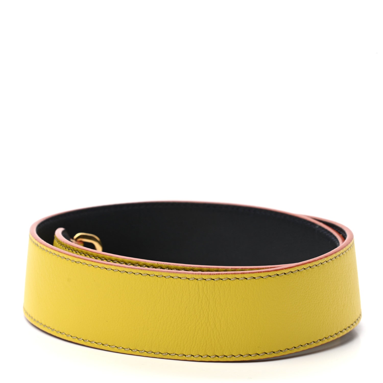 Fendi Vitello Dolce Bi-Color Strap You Cedro Blue Notte 2 of 3