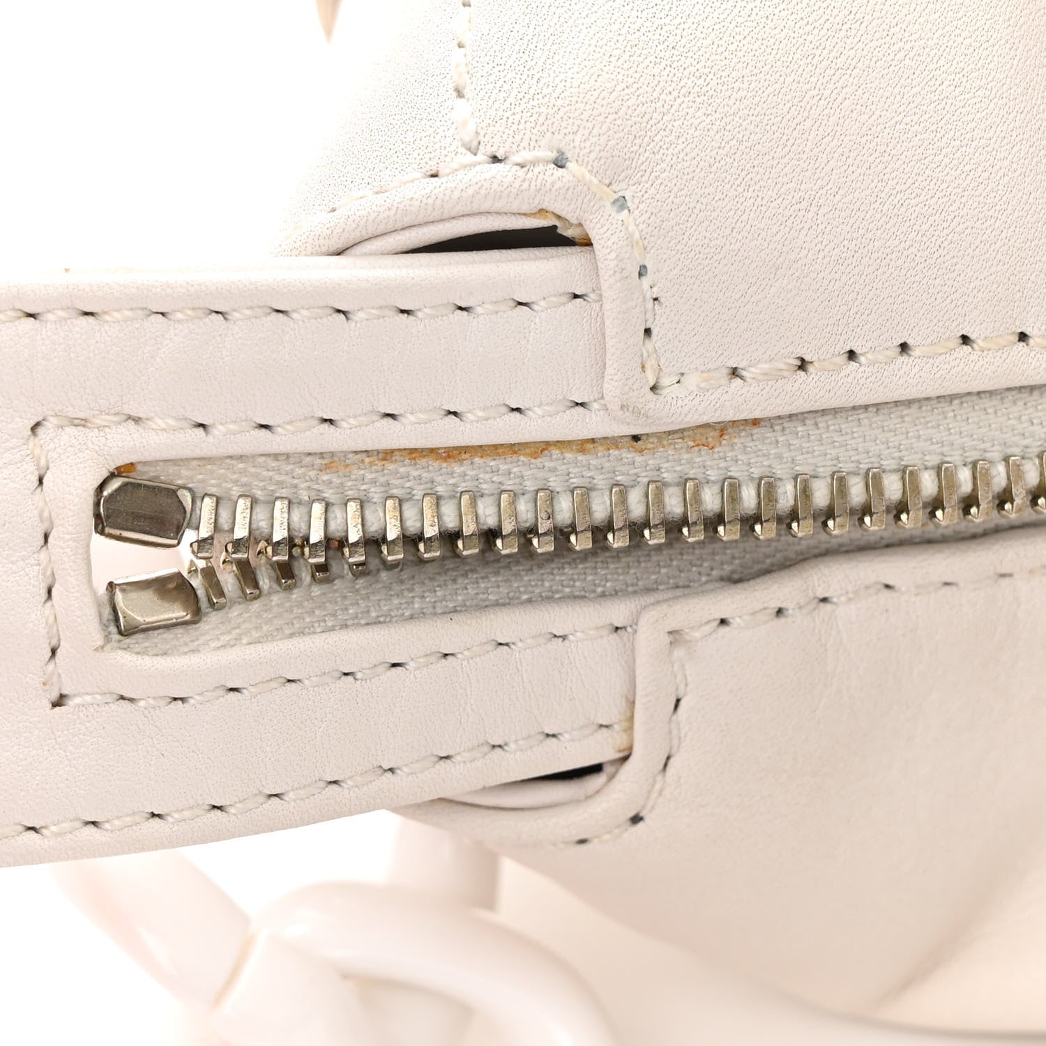 Chanel Calfskin Modern Chain Rhodoid Hobo White 12 of 12