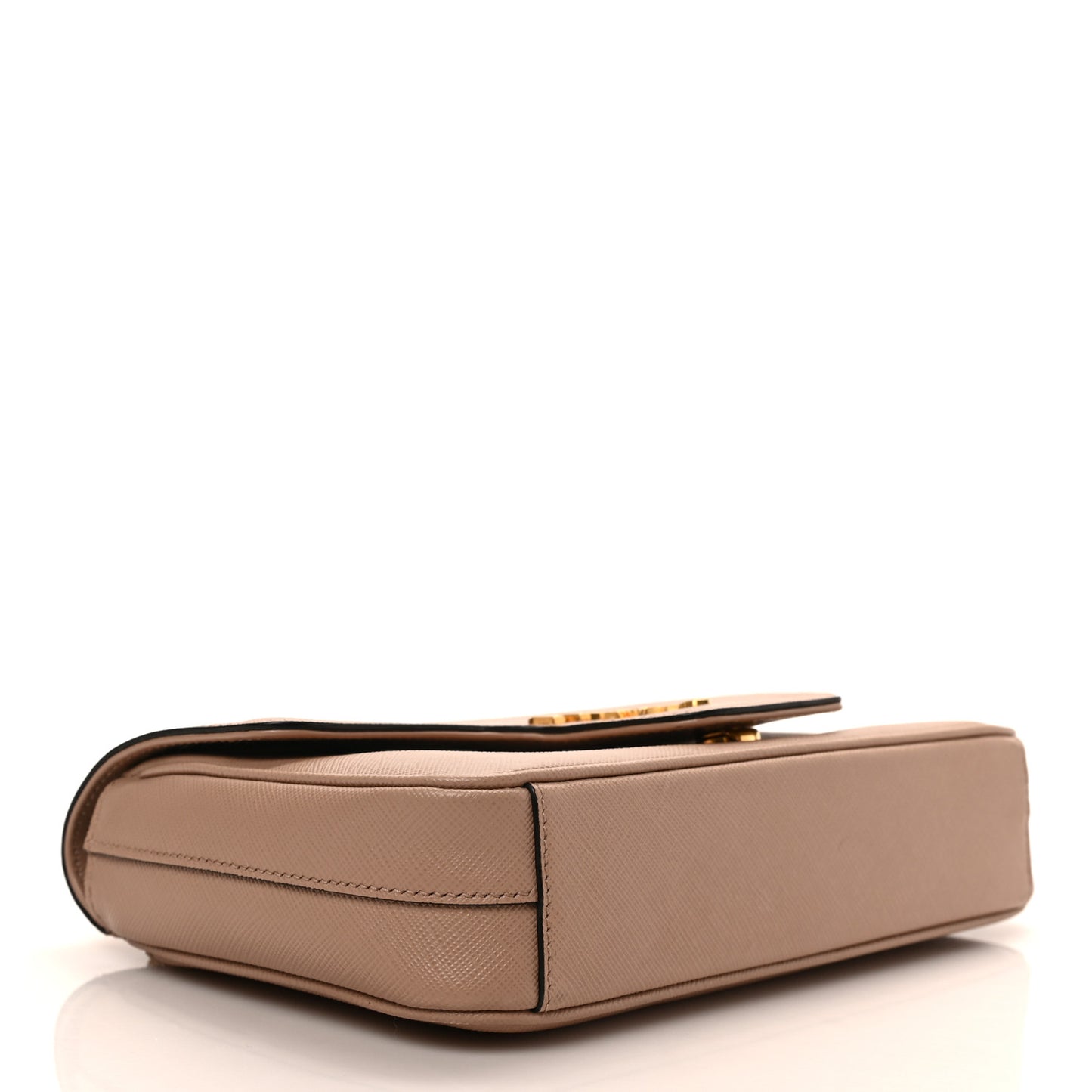 Saffiano Flap Shoulder Bag Cipria