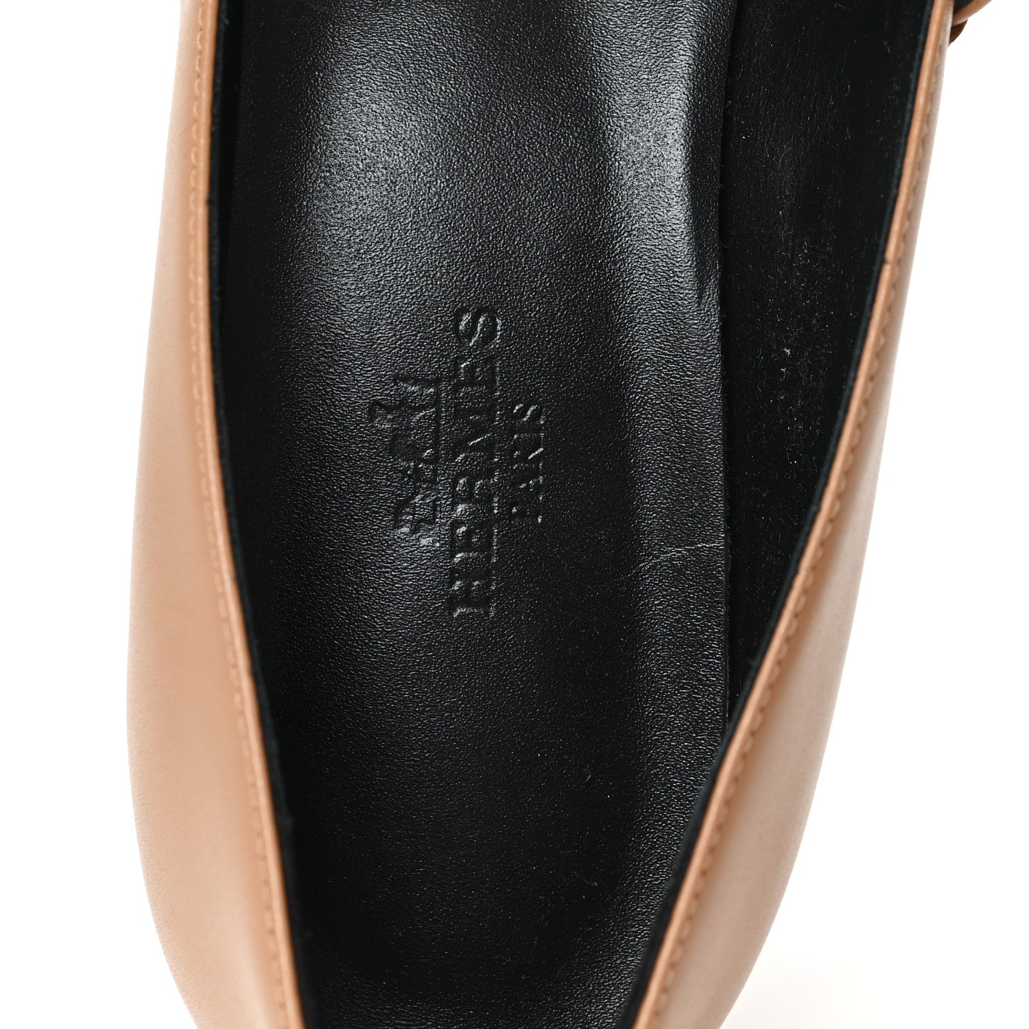Hermes Calfskin Kiara 40 Pumps 38 Naturel Clair 8 of 10