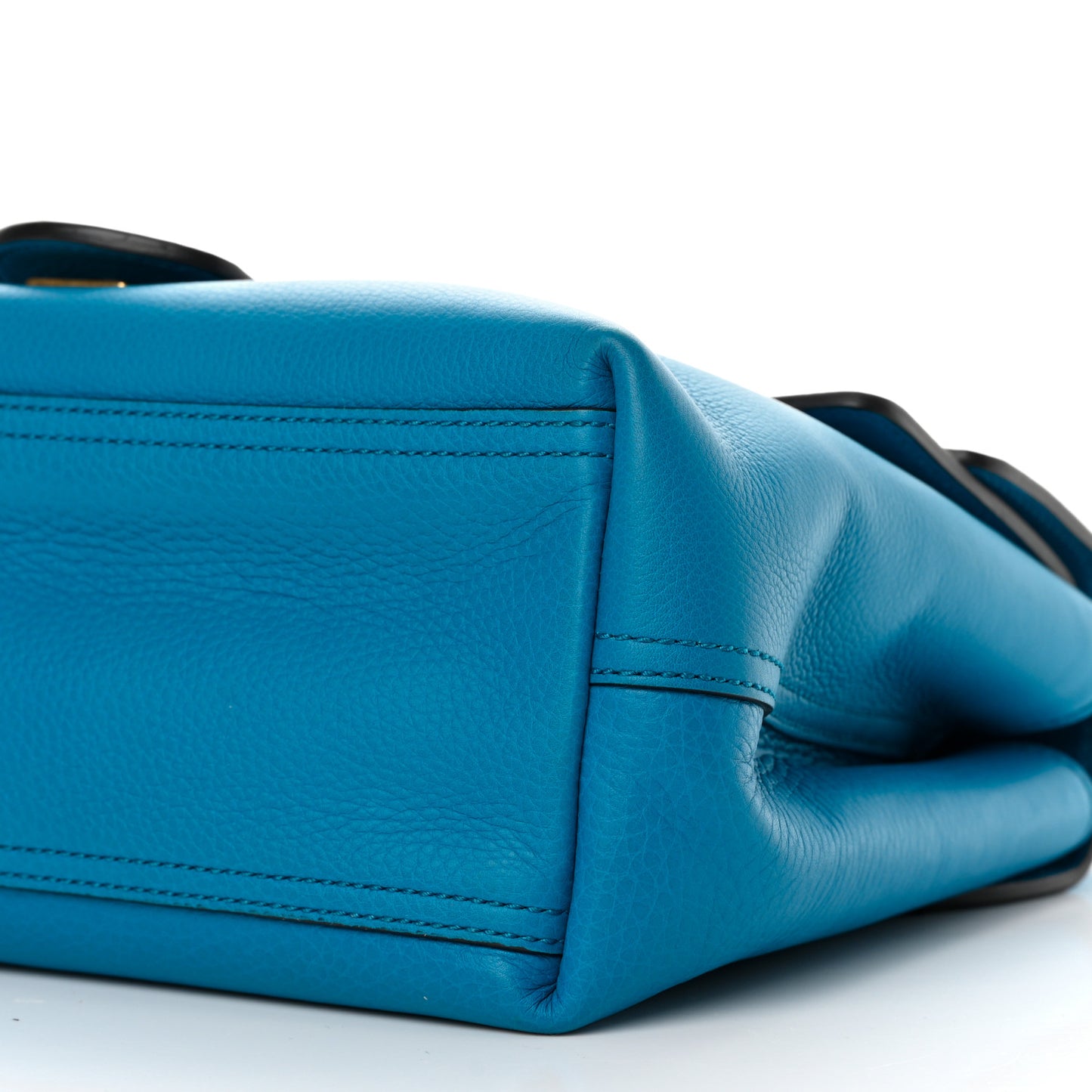 Calfskin GG Marmont Shoulder Bag Turquoise