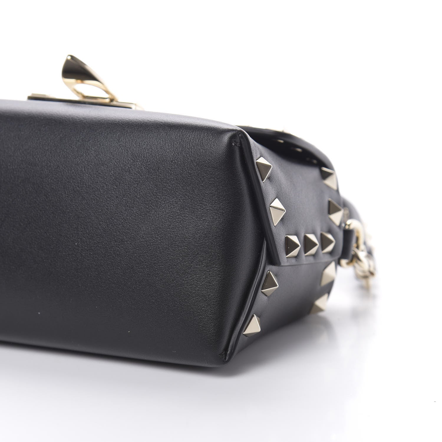 Valentino Garavani Vitello Mini Rockstud Crossbody Bag Black 9 of 11