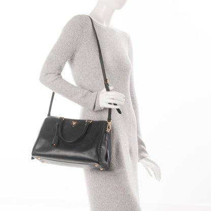 Prada Saffiano Lux Bowler Black 2 of 8