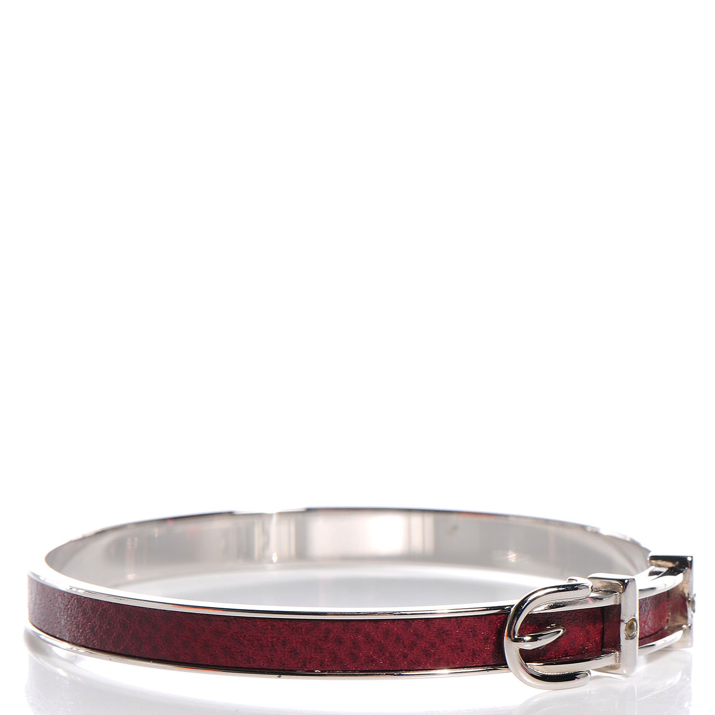 Vache Liegee Belt Buckle Bangle Rouge Garance
