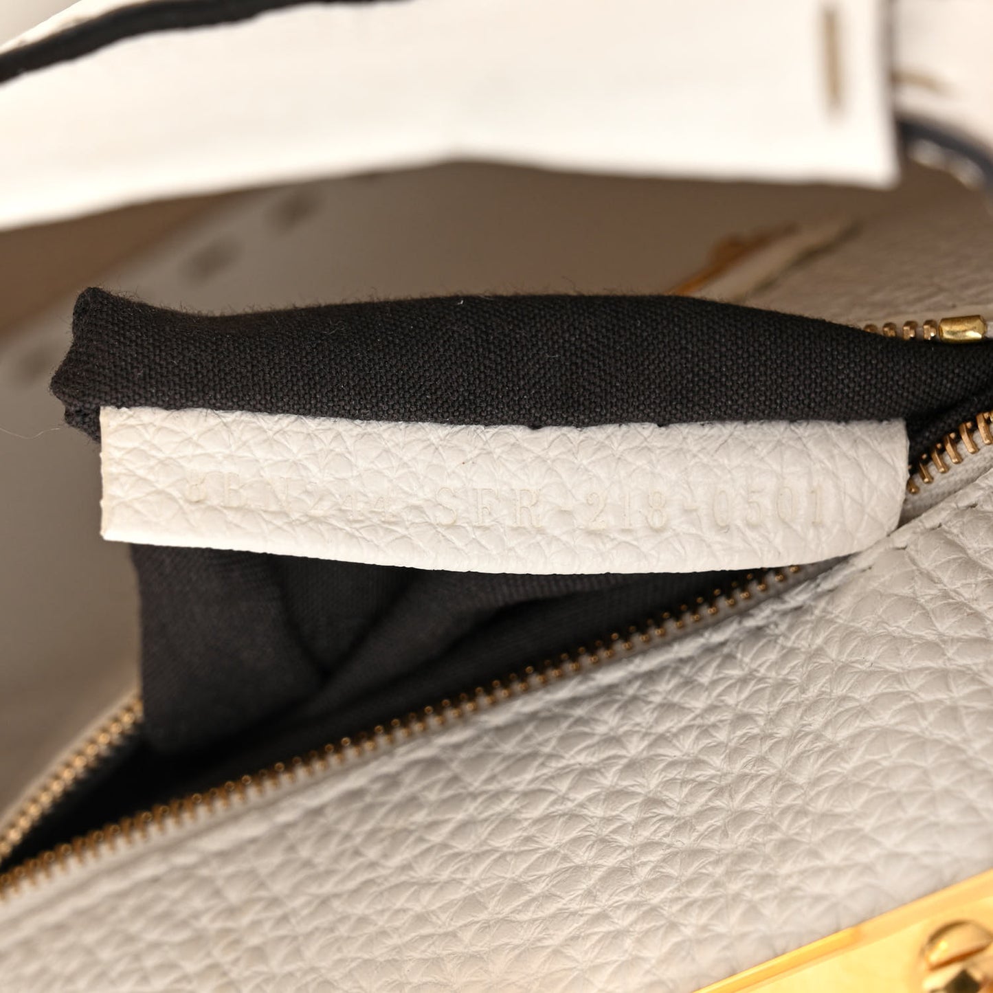 Cuoio Romano Selleria Mini Peekaboo Iconic Satchel White