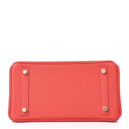 Hermes Togo Birkin 25 Rouge De Coeur 6 of 35