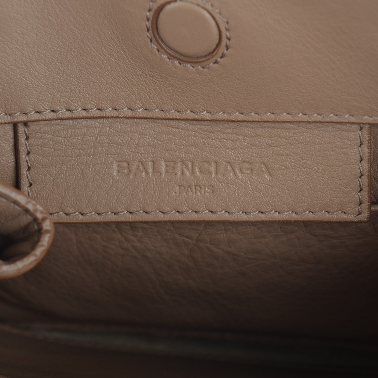 Balenciaga Calfskin Papier Mini A4 Zip Around Tote Beige Sable 6 of 8