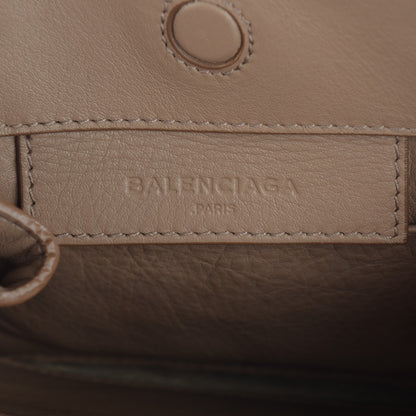Balenciaga Calfskin Papier Mini A4 Zip Around Tote Beige Sable 6 of 8