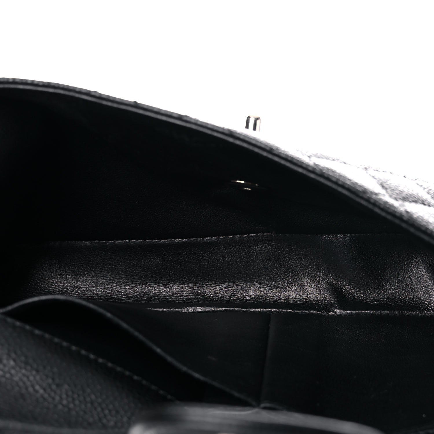 Chanel Caviar Quilted East West Flap Black 5 of 13