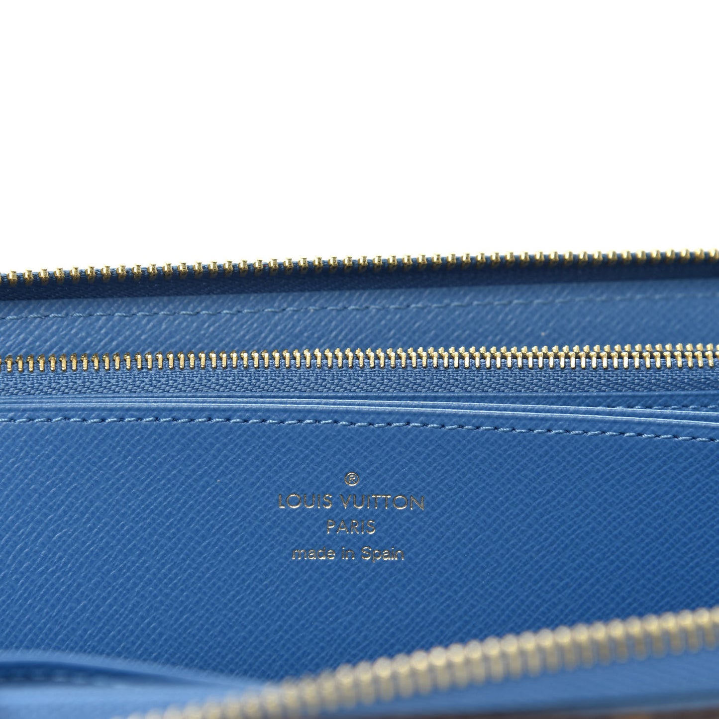 Monogram Zippy Wallet Blue Jean