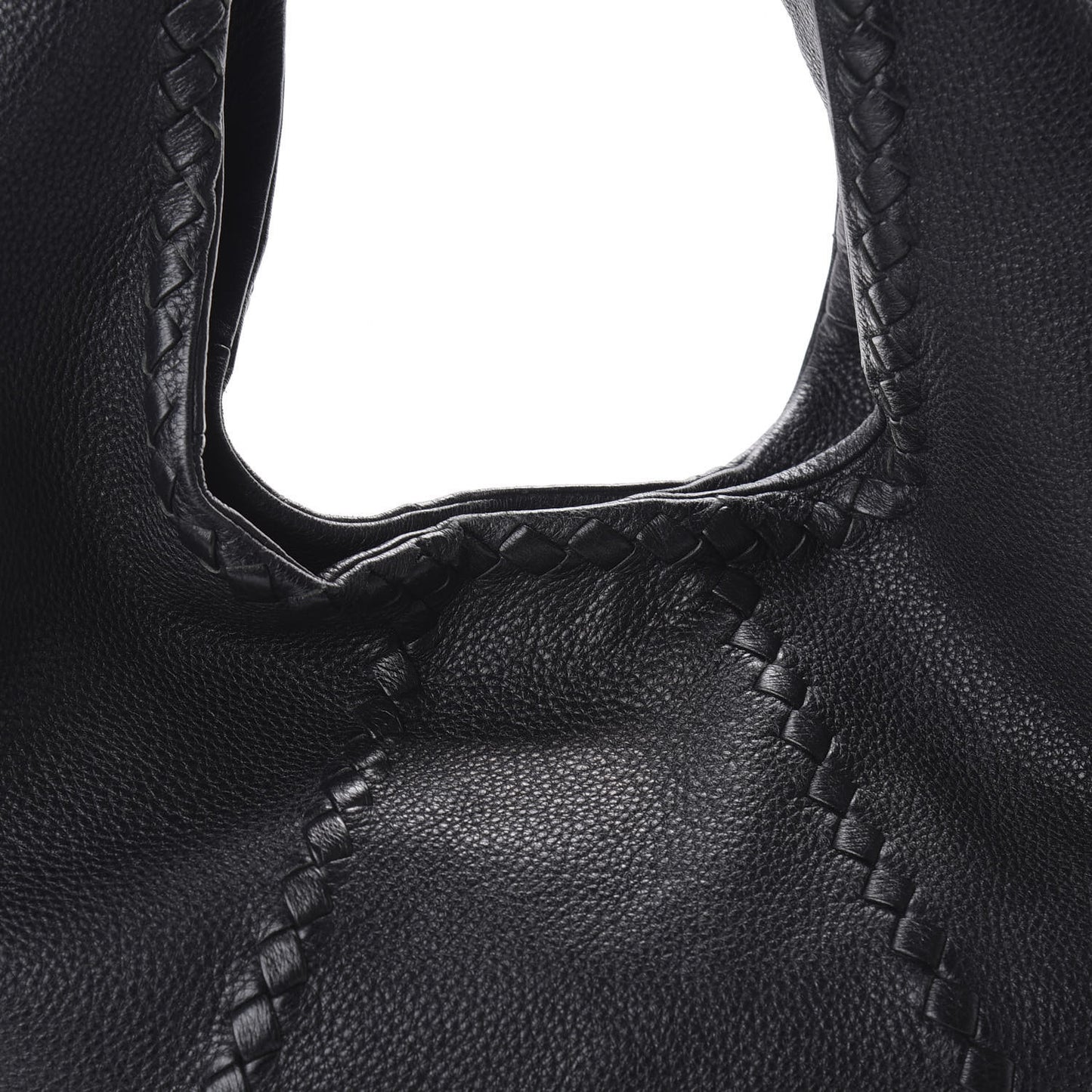 Cervo Deerskin Large Hobo Black