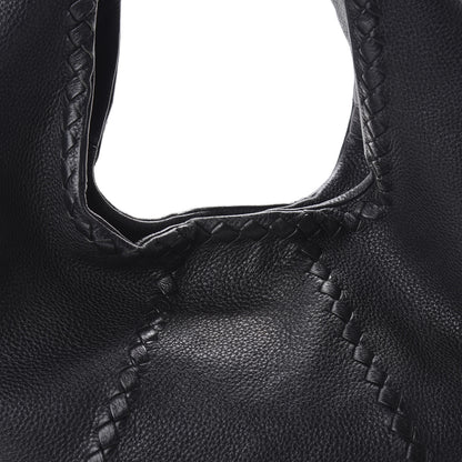 Bottega Veneta Cervo Deerskin Large Hobo Black 9 of 9