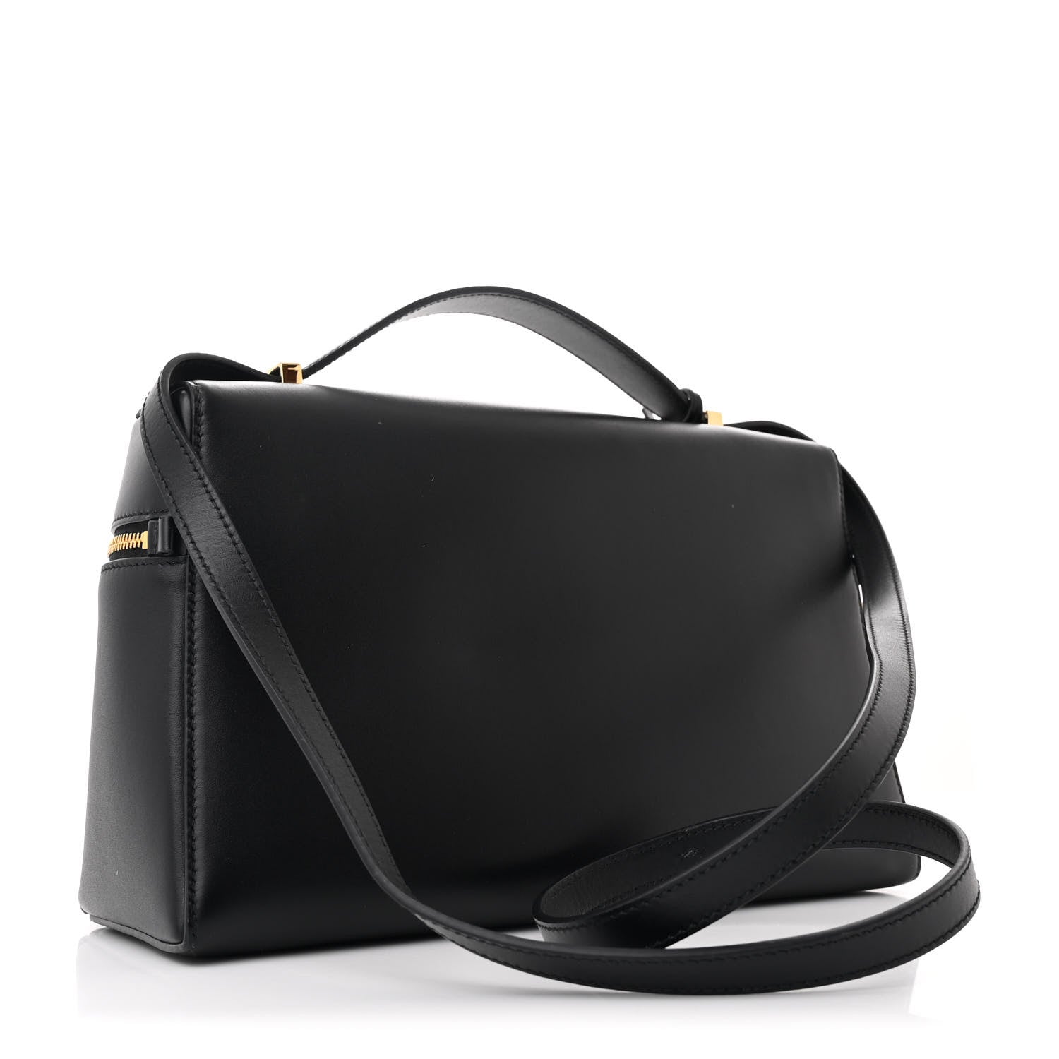 Loro Piana Calfskin Extra Bag L27 Black 3 of 11