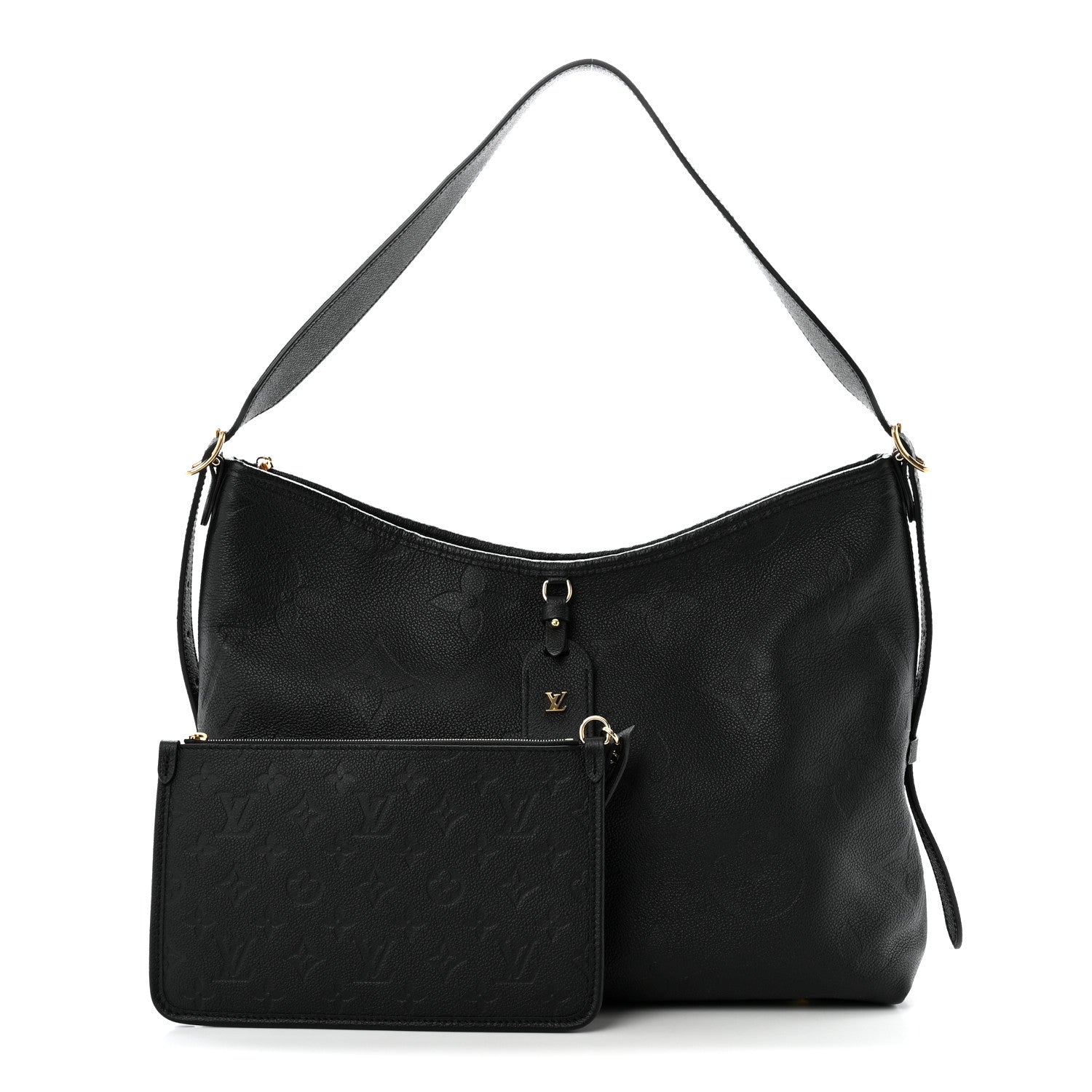 Louis Vuitton Empreinte Monogram Giant Carryall MM Black 3 of 10