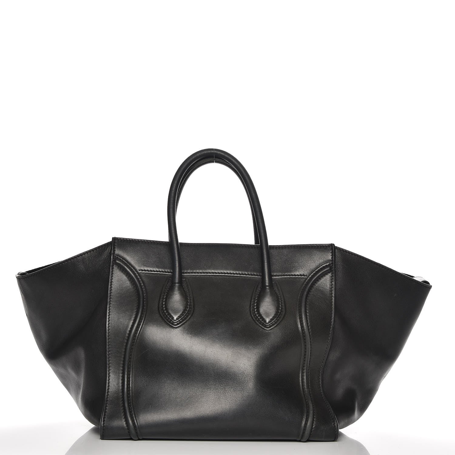 Celine Smooth Calfskin Medium Phantom Luggage Black 4 of 12