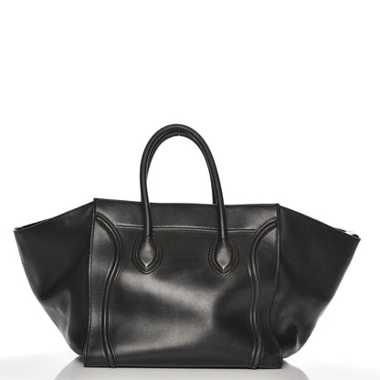 Celine Smooth Calfskin Medium Phantom Luggage Black 4 of 12
