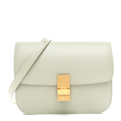 Celine Box Calfskin Medium Classic Box Flap Bag Vert D'eau 1 of 10