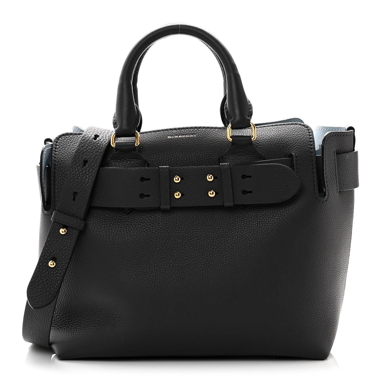 Burberry Marais Calfskin Small Belt Bag Charcoal Grey 1 of 9