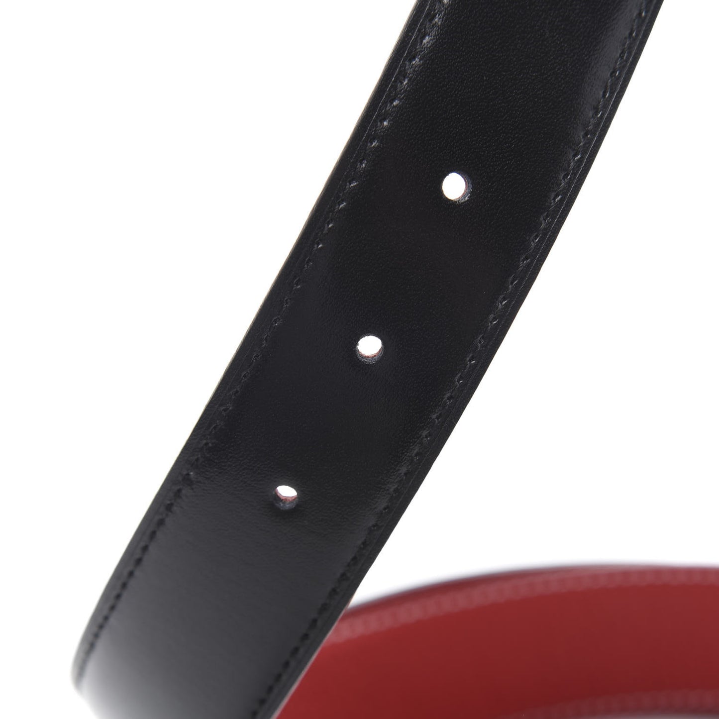 Box Togo 32mm H Belt 95 Black Rouge Casaque