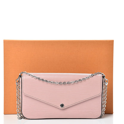 Louis Vuitton Epi Pochette Felicie Rose Ballerine 15 of 15