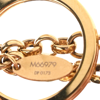 Louis Vuitton Acetate Lock Bag Charm Key Holder Gold Black 5 of 6