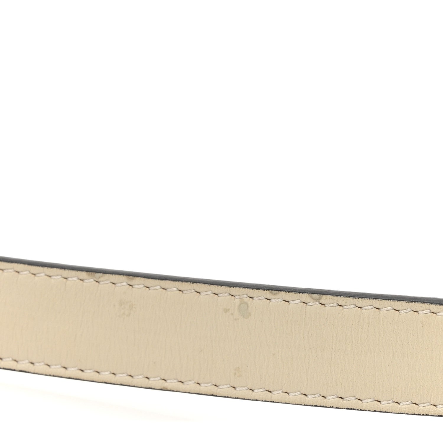 Gucci Plutone Calfskin Double G 20mm Belt 75 30 Mystic White 6 of 7