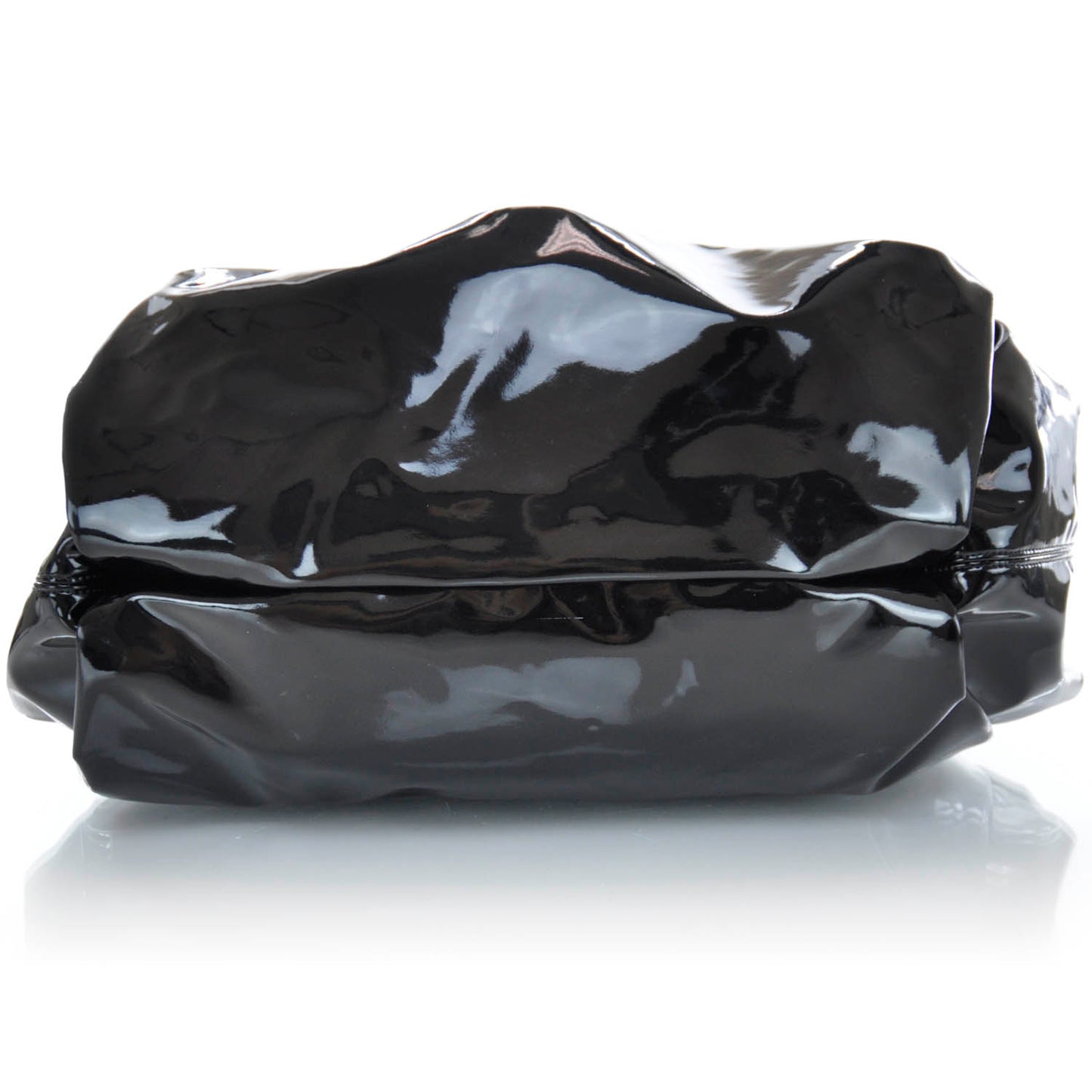 Vinyl Stretch Spirit Large Cabas Tote Black