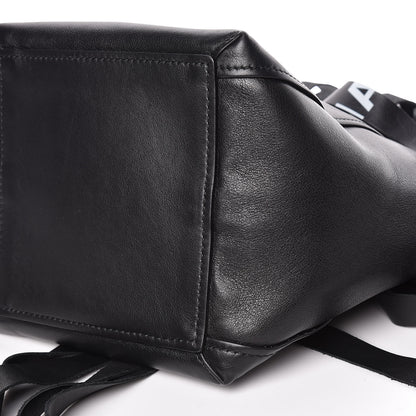 Balenciaga Calfskin XS Fringe Laundry Cabas Black 10 of 10