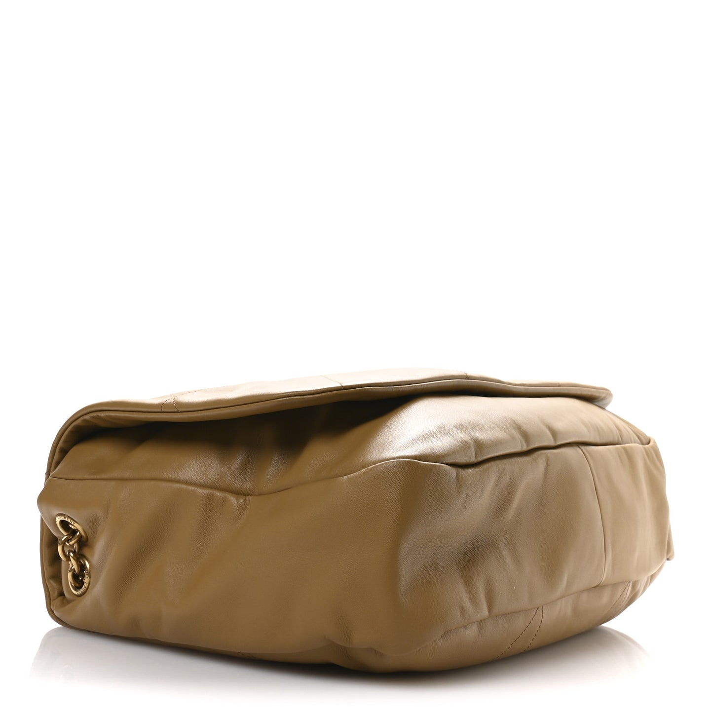 Lambskin Matelasse Monogram Large Jamie 4.3 Tabac Brown