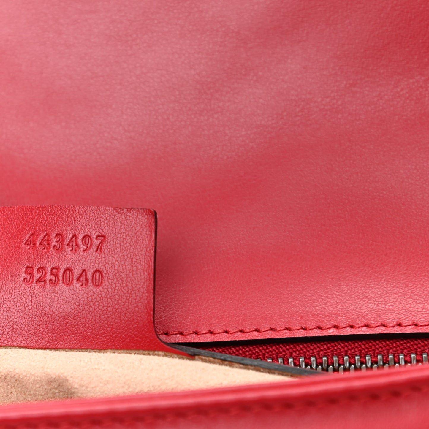 Calfskin Matelasse Small GG Marmont Shoulder Bag Hibiscus Red