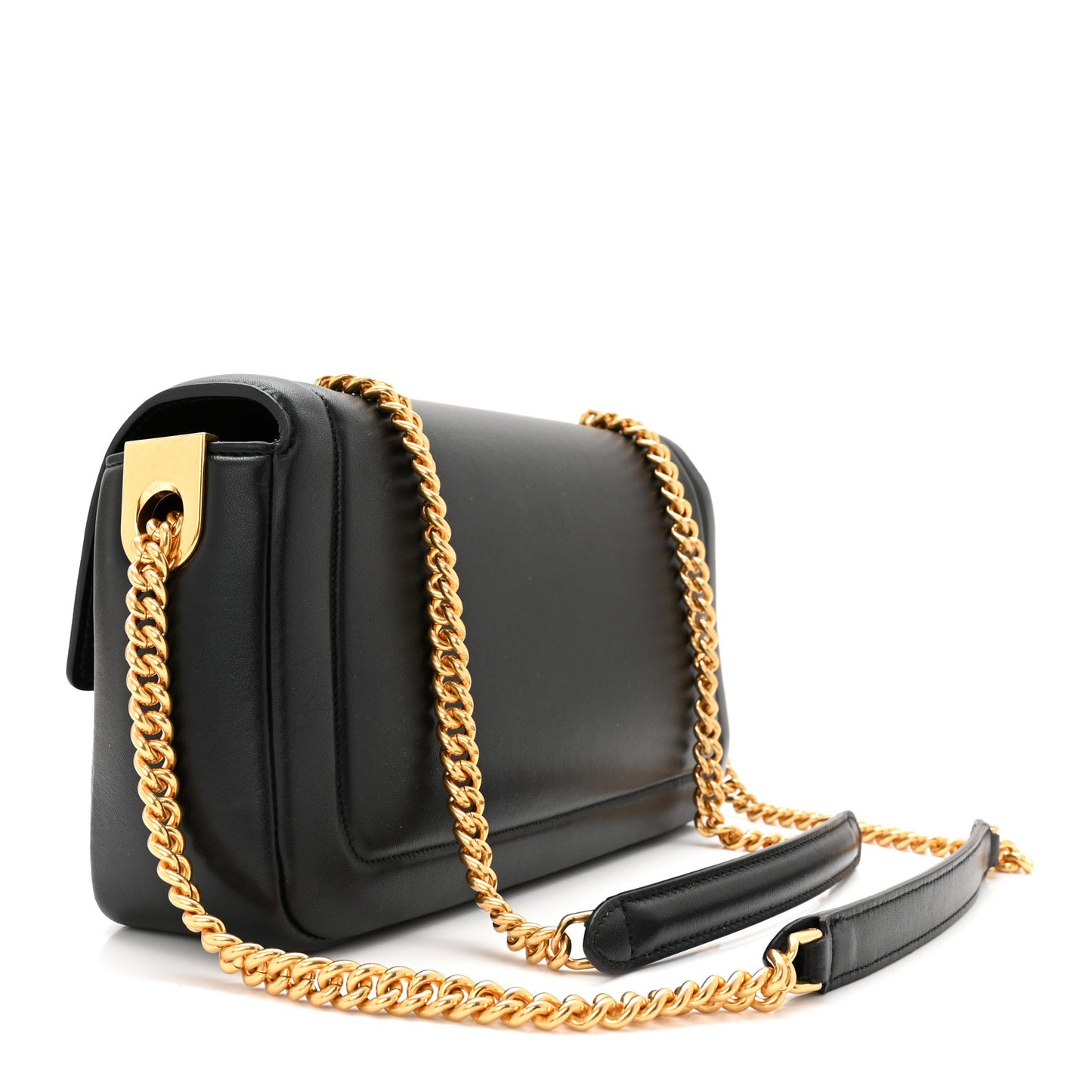 Nappa Apolo Chain Baguette Black