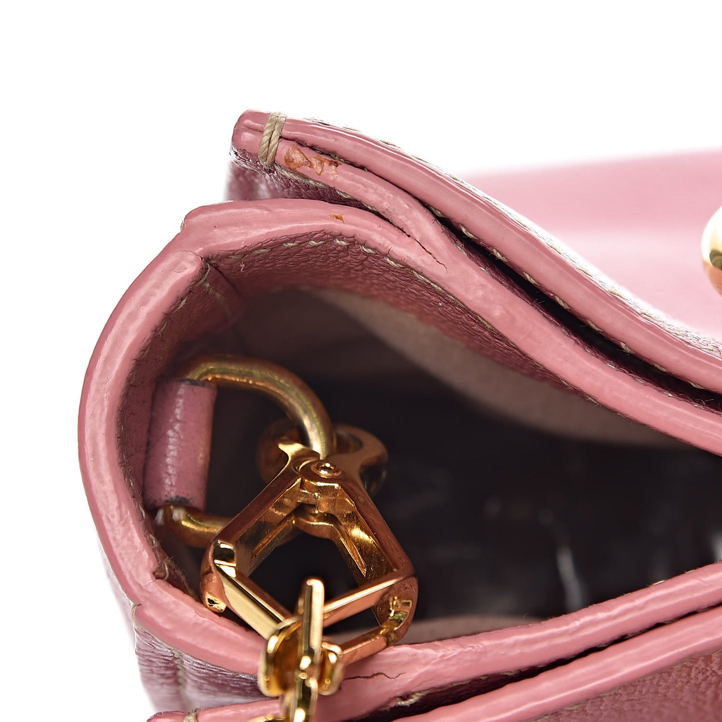 Goatskin Madras Shopping Tote Rosa