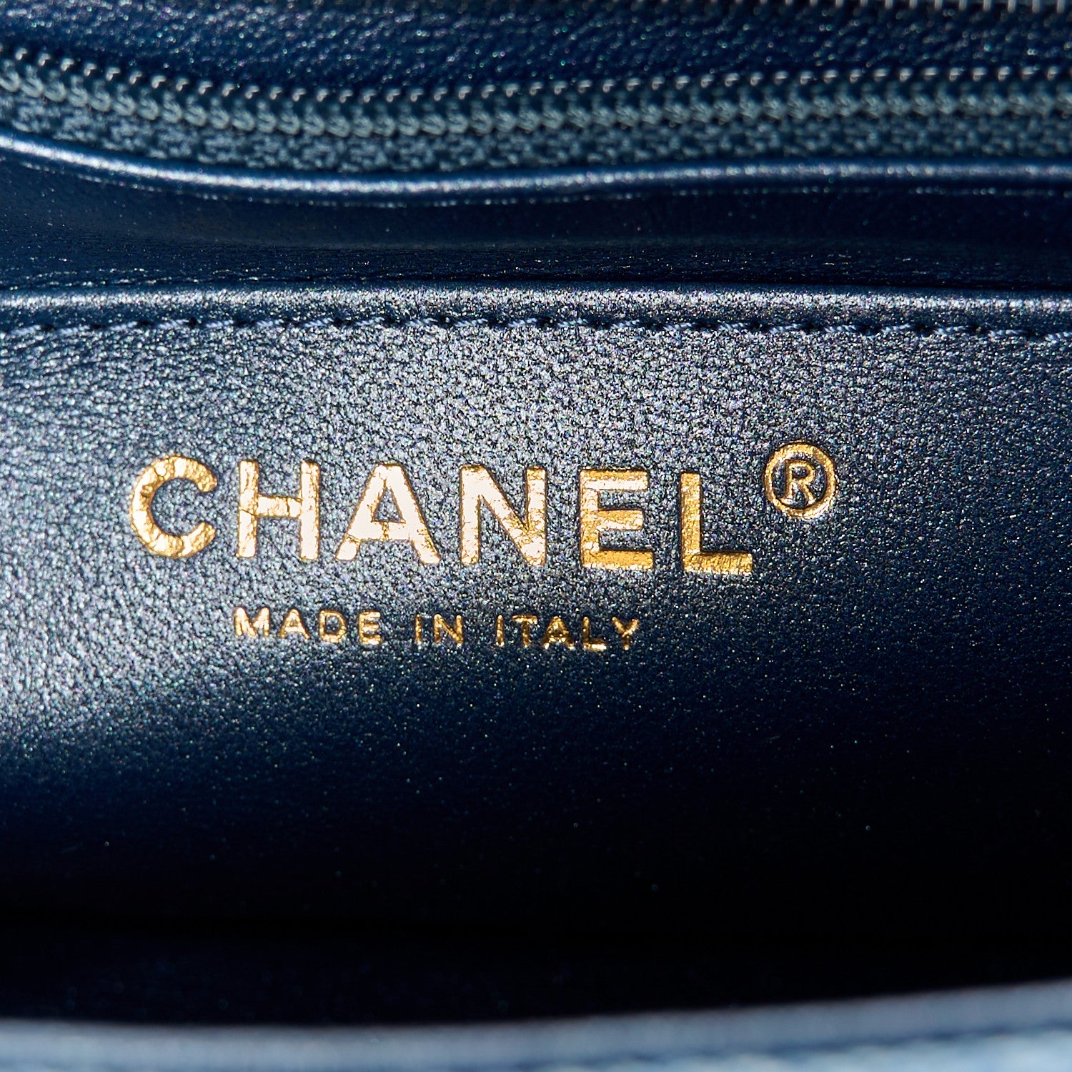 Chanel Washed Denim Quilted Mini Rectangular Flap Blue 7 of 15