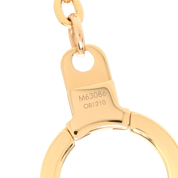 Brass Monogram Blooming Flowers Bag Charm Key Holder Rose Ballerine