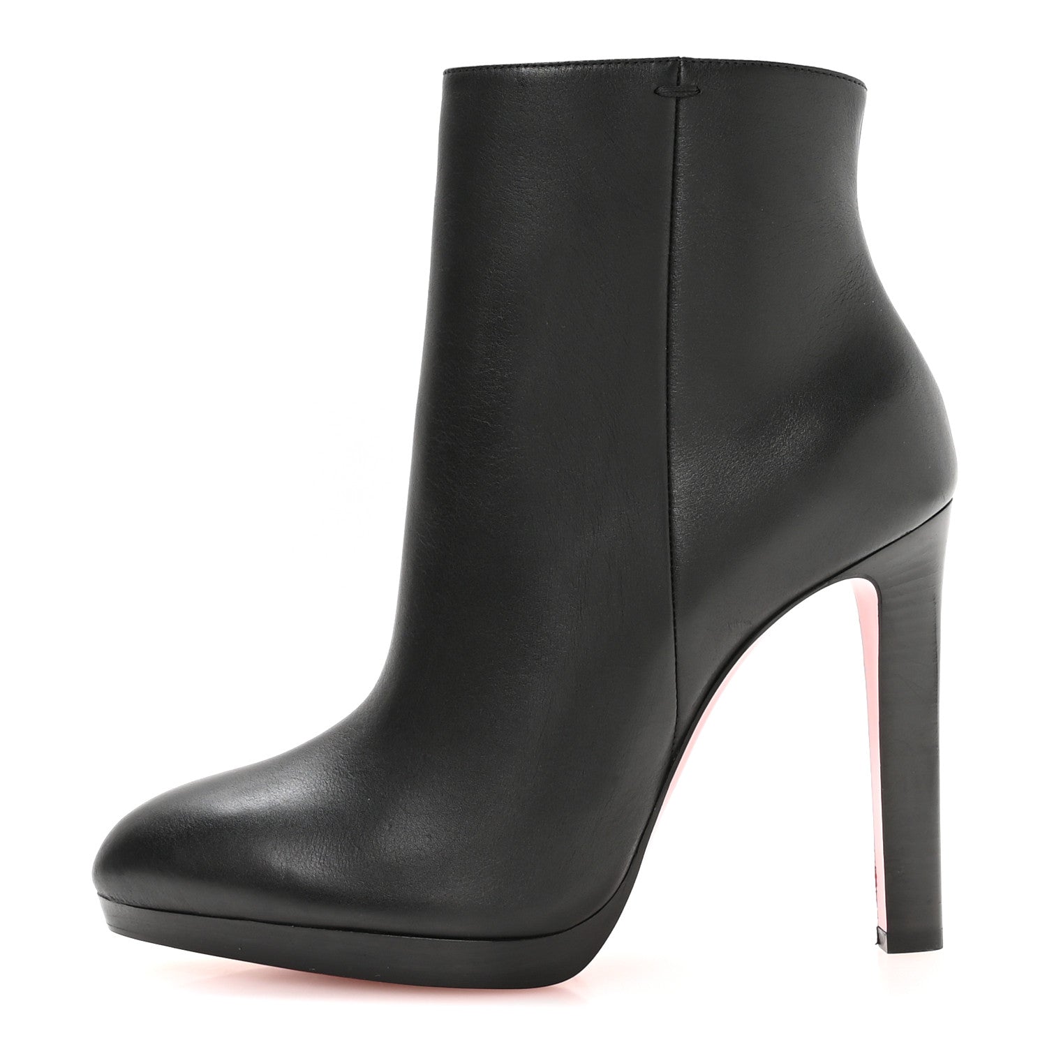 Christian Louboutin Calfskin Degrade Fannylove Alta 120 Booties 38.5 Black 1 of 8