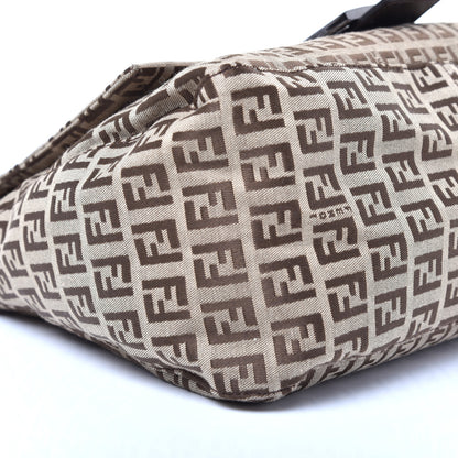 Fendi Zucchino Mama Baguette Dark Brown 7 of 8