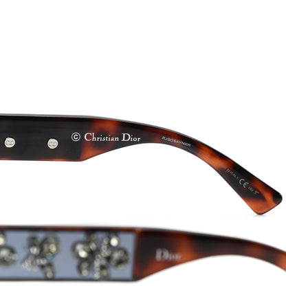 Christian Dior Dior Mercurial Crystal Sunglasses Tortoise 4 of 5