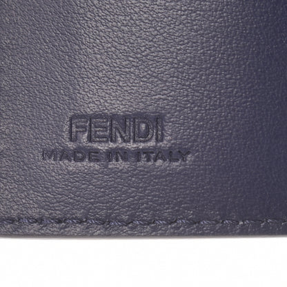 Fendi Vitello Liberty Lucido F is Fendi Micro Tri-Fold Envelope Wallet Blueberry 7 of 8