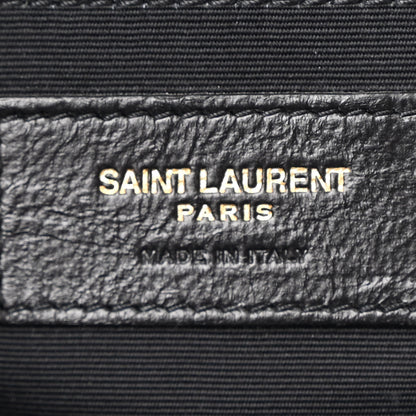 Saint Laurent Lambskin Quilted Maxi Icare Shopping Tote Black 8 of 12